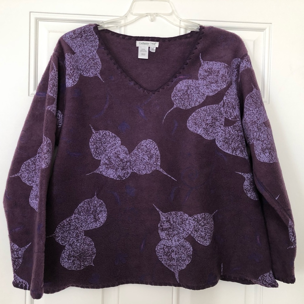 NWOT - Coldwater Creek Fleece Pullover - 1X